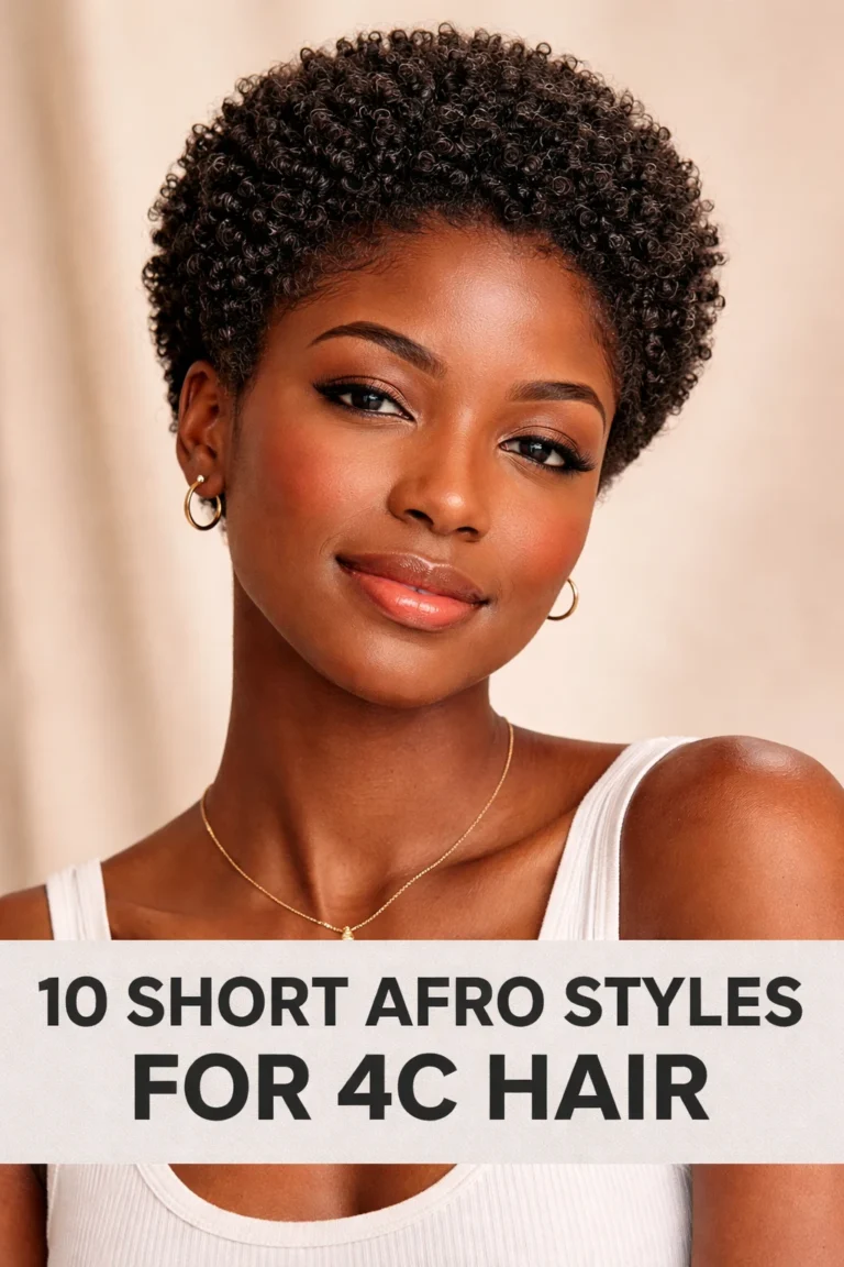 10 Short Afro Styles for 4C Hair