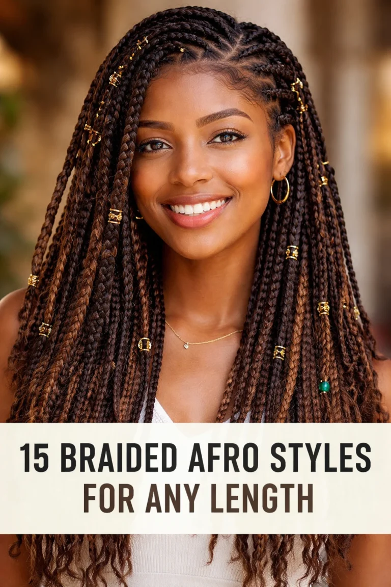 15 Braided Afro Hairstyles for Any Length